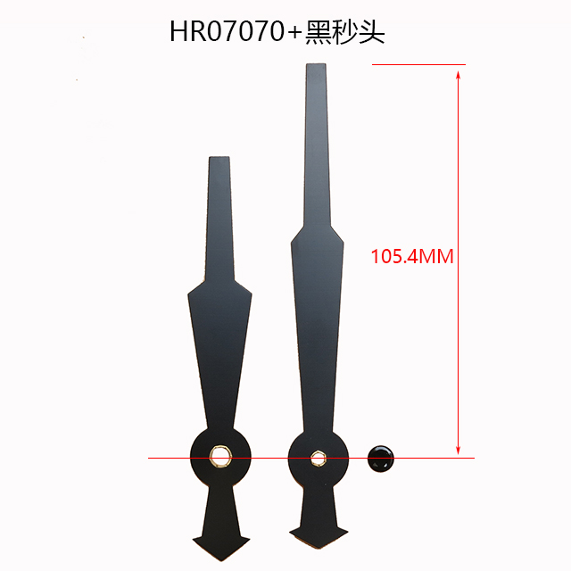 长度105.4mmHR07070挂钟铜质时分钟针配秒头