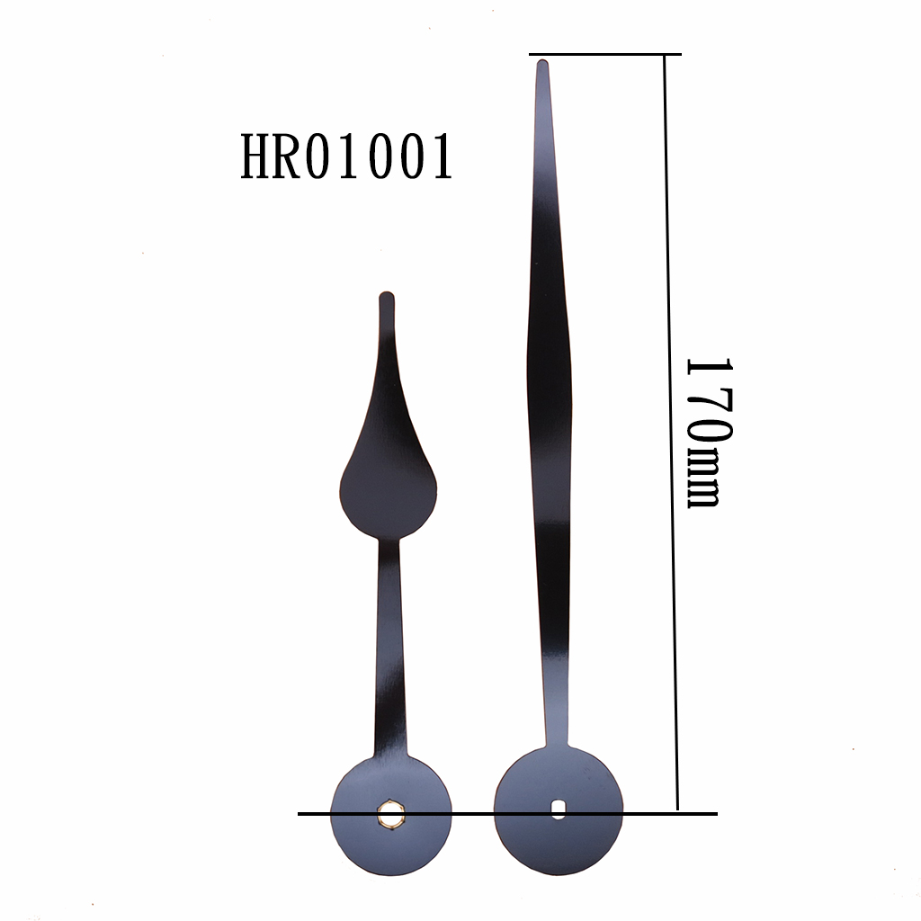 长度170mm挂钟金属钟针HR01001时分针