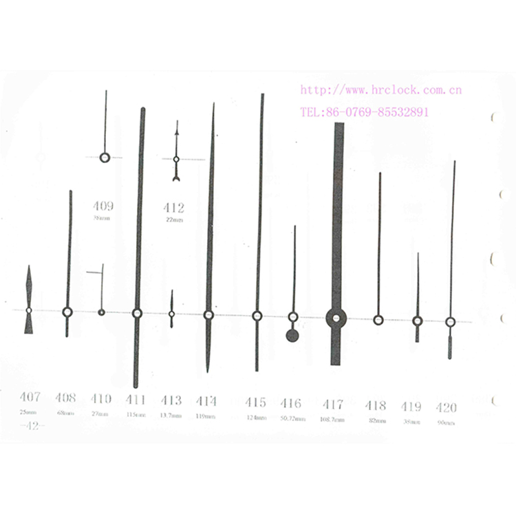 HR407-420秒针