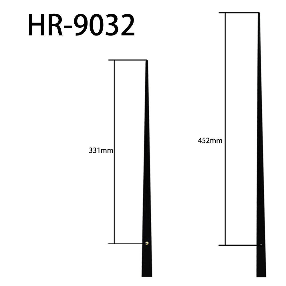HR-9032黑时分针方孔加铜套