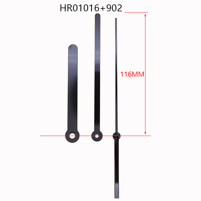 长度116mmHR01016挂钟金属时分钟针配902秒针