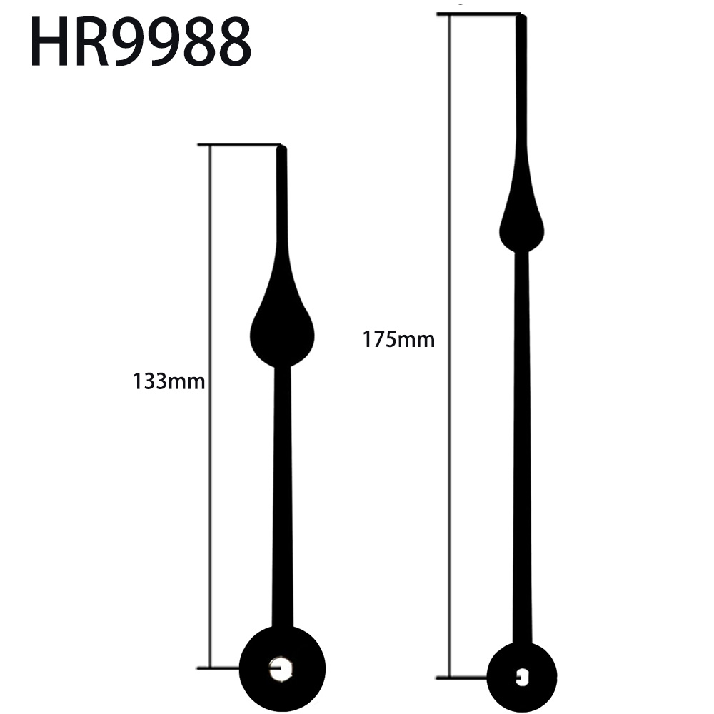 HR9988黑时分针方孔