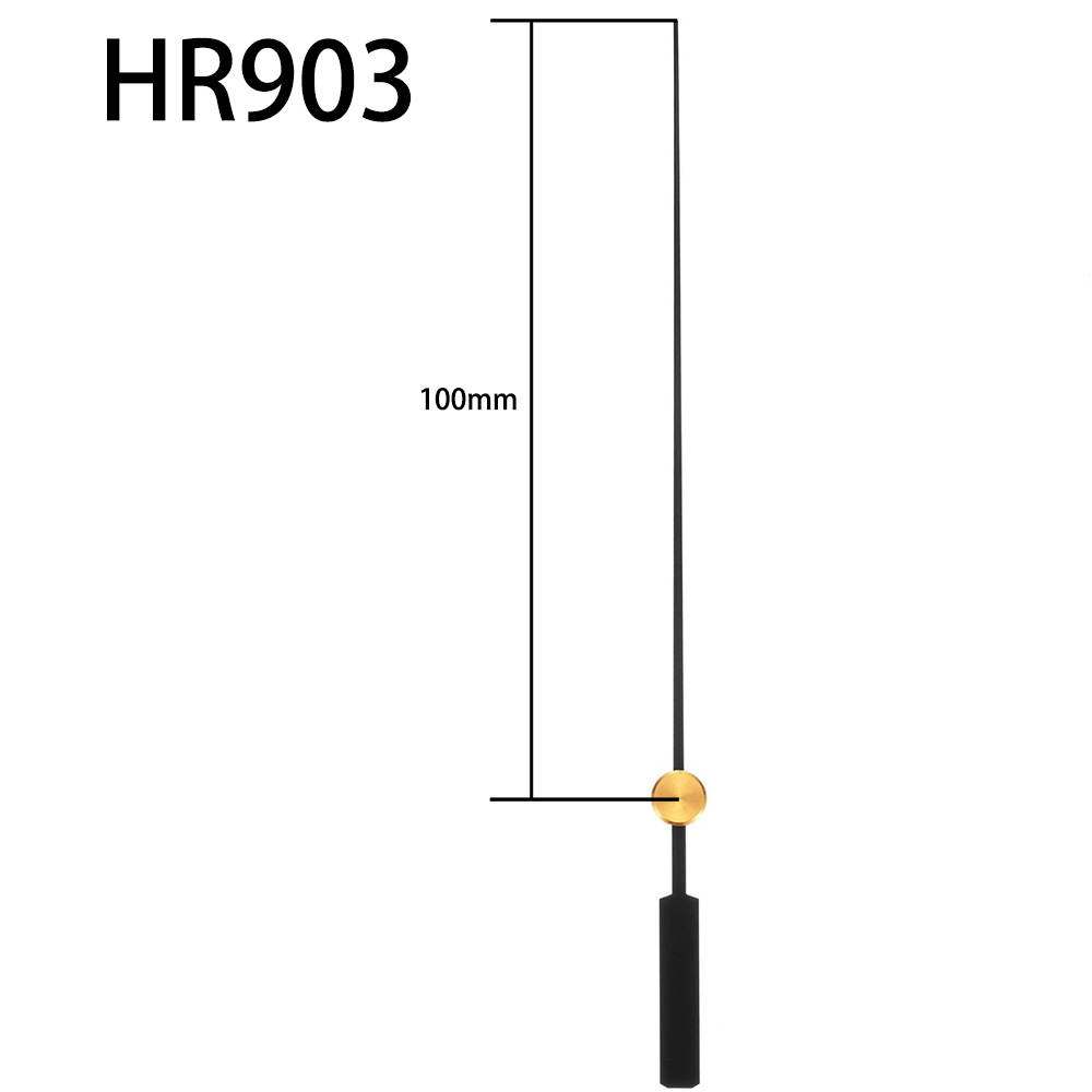HR903金头黑秒针