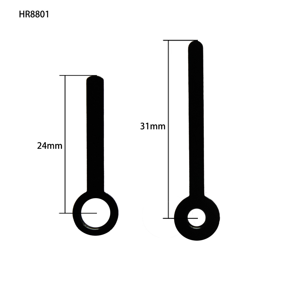 HR8801黑时分针