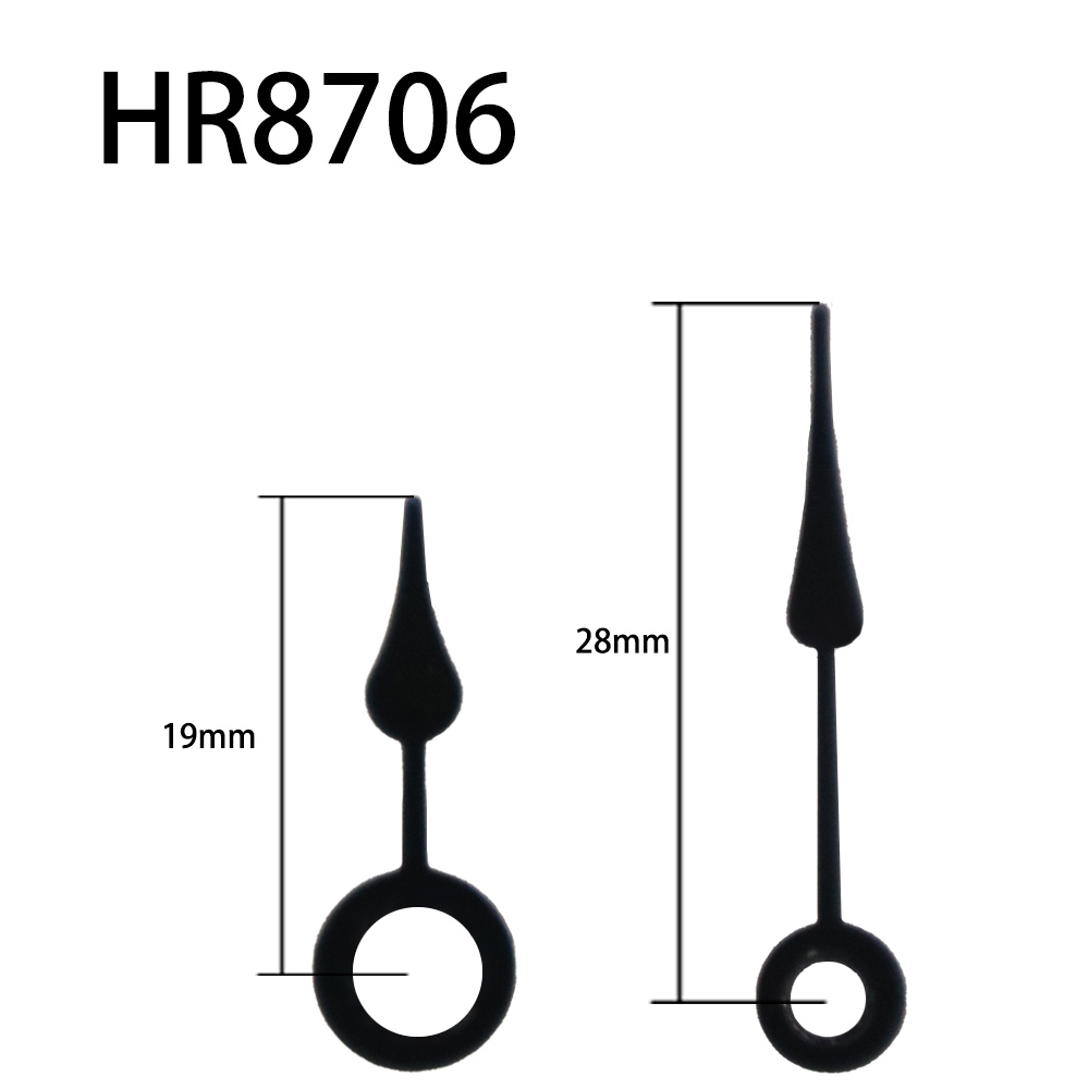 HR8706黑时分针