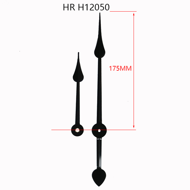 长度175mmHRH12050挂钟金属钟针分针方孔