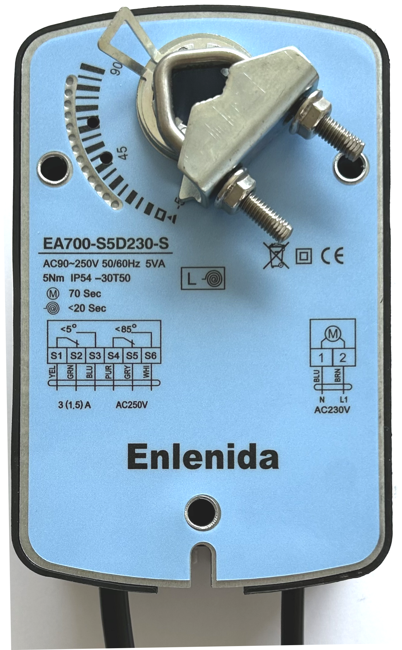 EA700系列弹簧复位5Nm风阀执行器