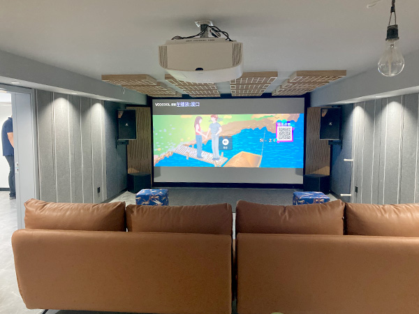 杭州别墅家庭影院卡拉ok影音室装修设计（万科白鹭郡西）