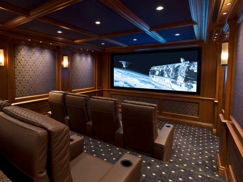 石家庄别墅家庭影院卡拉OK装修设计案例（鑫界王府）