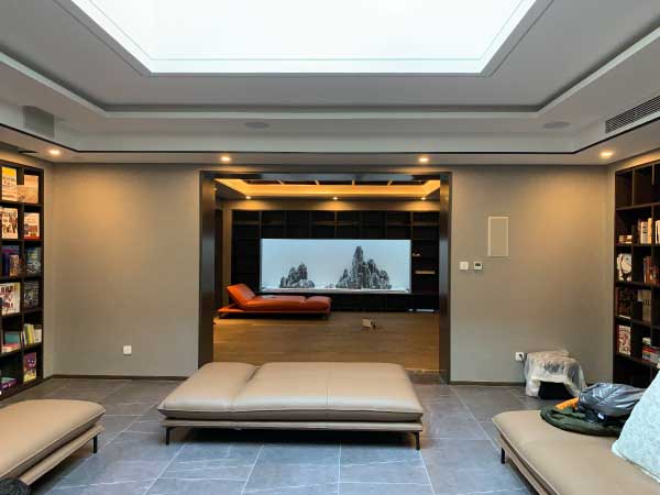 北京别墅7.1声道高性价比嵌入式家庭影院设计案例（易郡山庄）