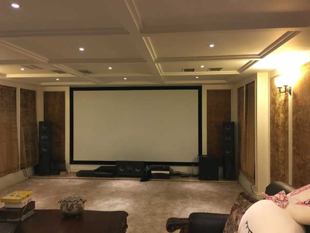 北京豪华杜比环绕声私家影院设计案例（中间建筑）