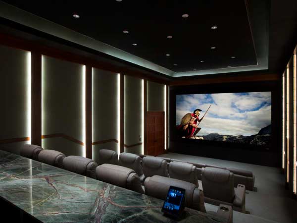 天津别墅享受型配置3D智能家庭影院设计方案（雅居花园）