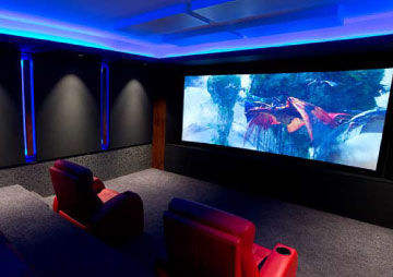 地下室家庭影院
