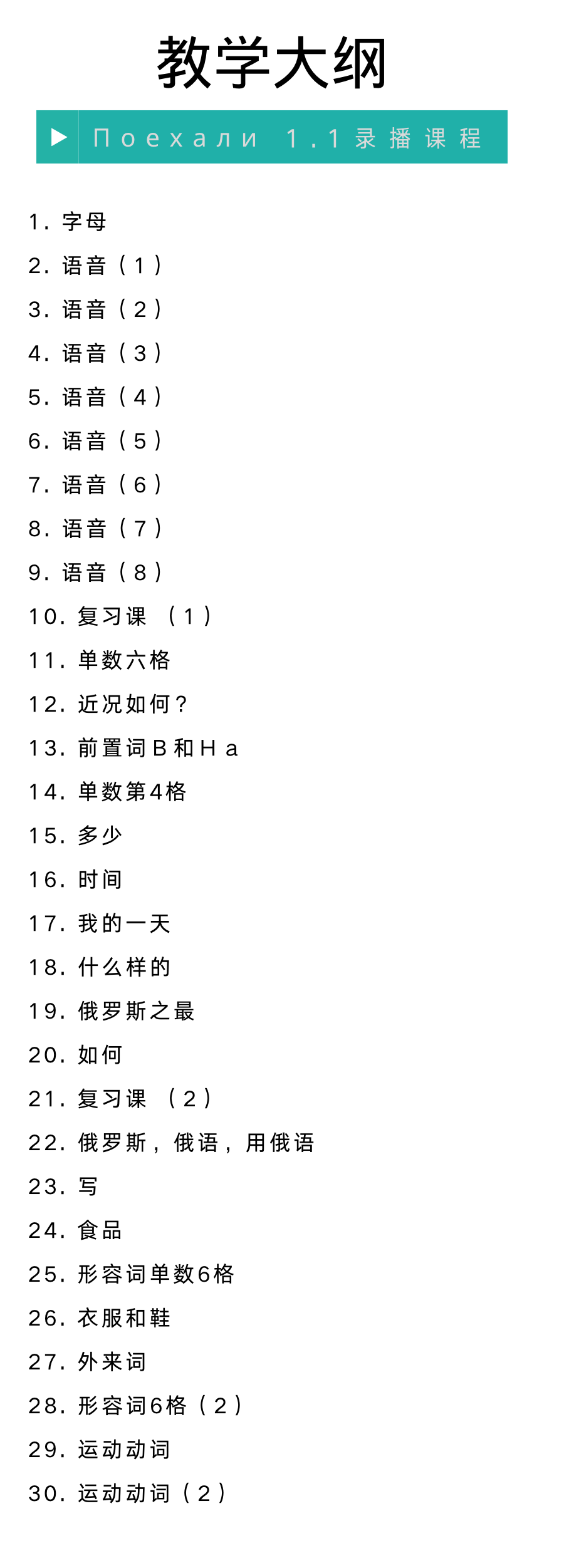 Поехали 1.1 （出发吧！）