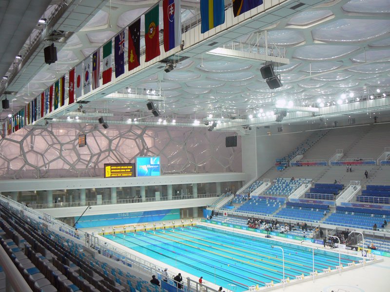 <span>奥运会场馆水立方</span>