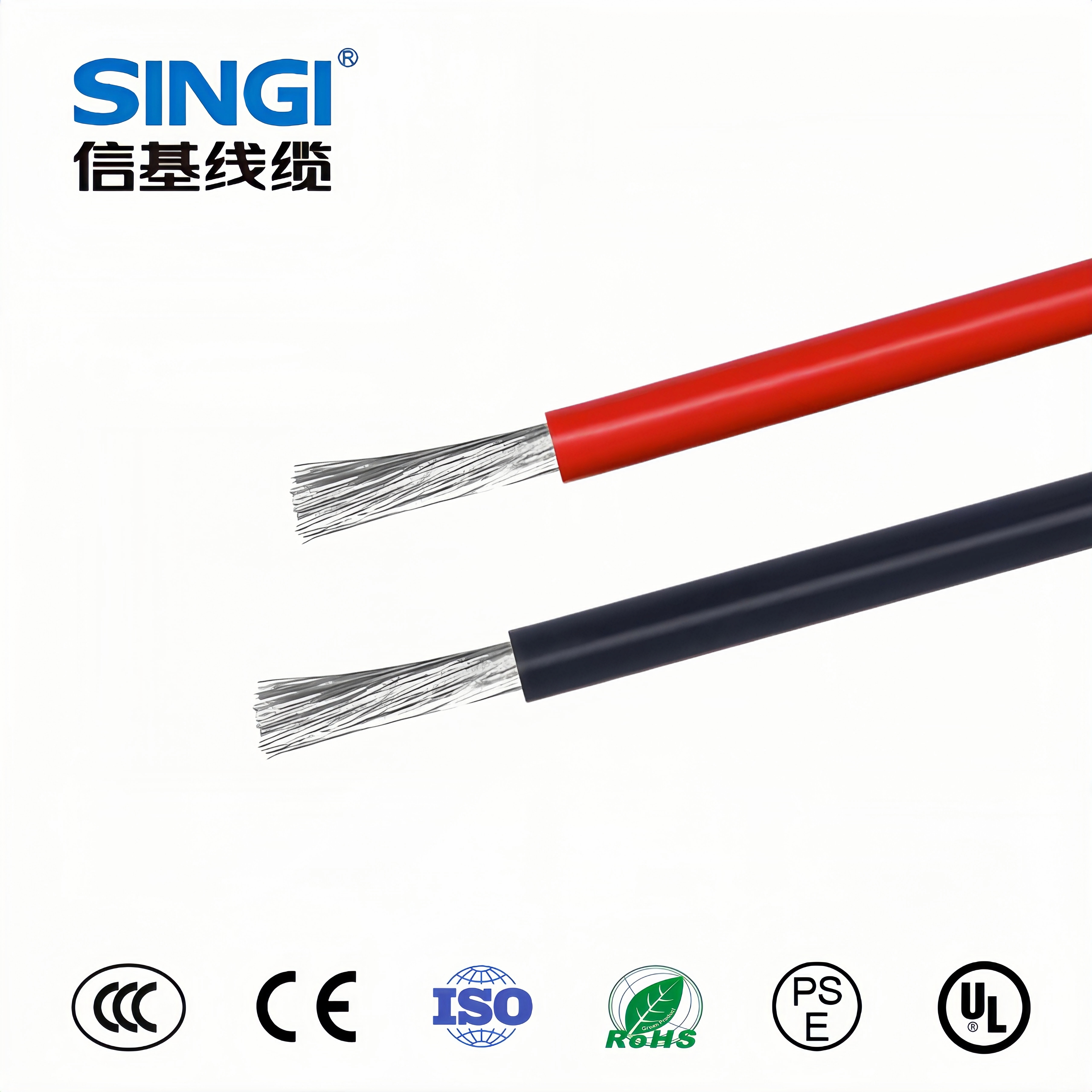 SiF 180℃ 300/500V 硅胶单芯电缆