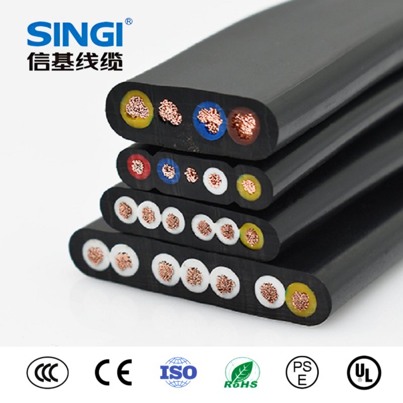 YFFB80°C 300/500v 起重机扁电缆