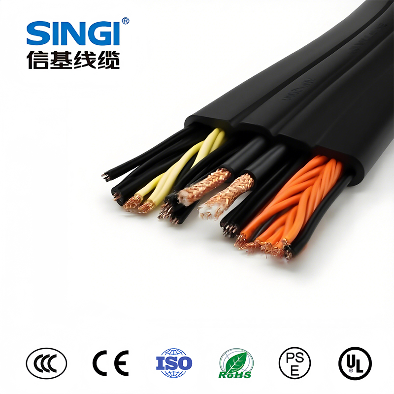 TVVBG-TV 70℃ 300/500V 电梯随行扁电缆
