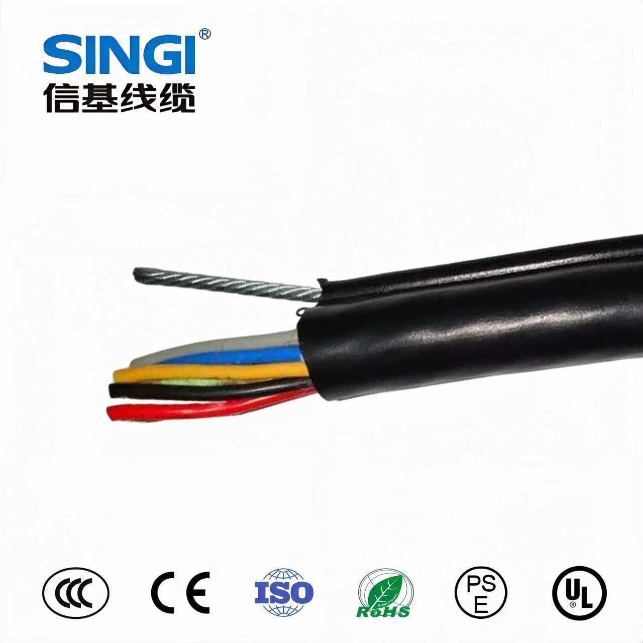 RVV1G  80℃  300V/500V 电动葫芦电缆