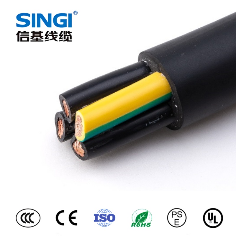 VCT 90℃ 600V PVC动力电缆