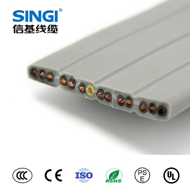 H07VVH6-F 450/750V 起重机升降扁电缆