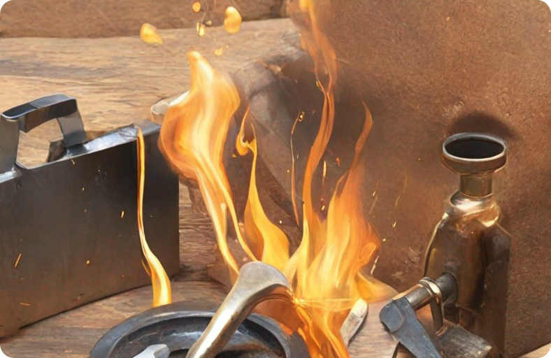 Quenching oil additives package