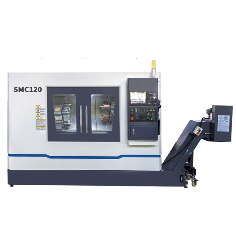SMC120双头车斜床身数控车床
