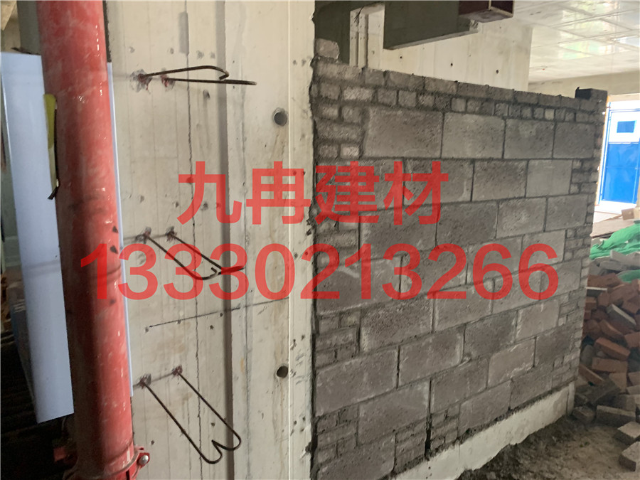 连锁砌块施工现场