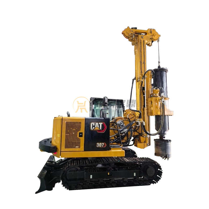 CAT307挖掘机改装旋挖钻机