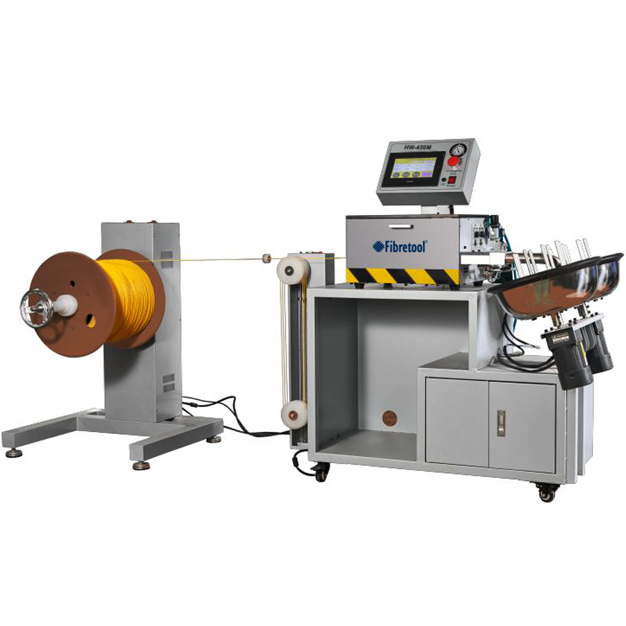 Automatic Fiber Optic Calbe Cutting and Rolling Machine