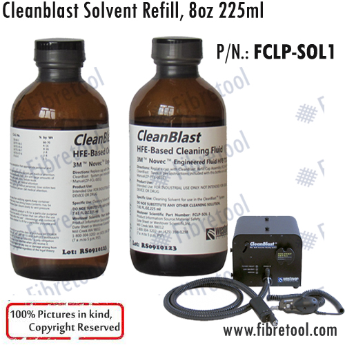 FCLP-SOL1 CleanBlast Solvent Refill, 8oz 225ml