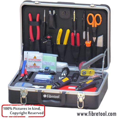 Deluxe Fiber Optic Fusion Splicing Tool Kit  HW-6500N