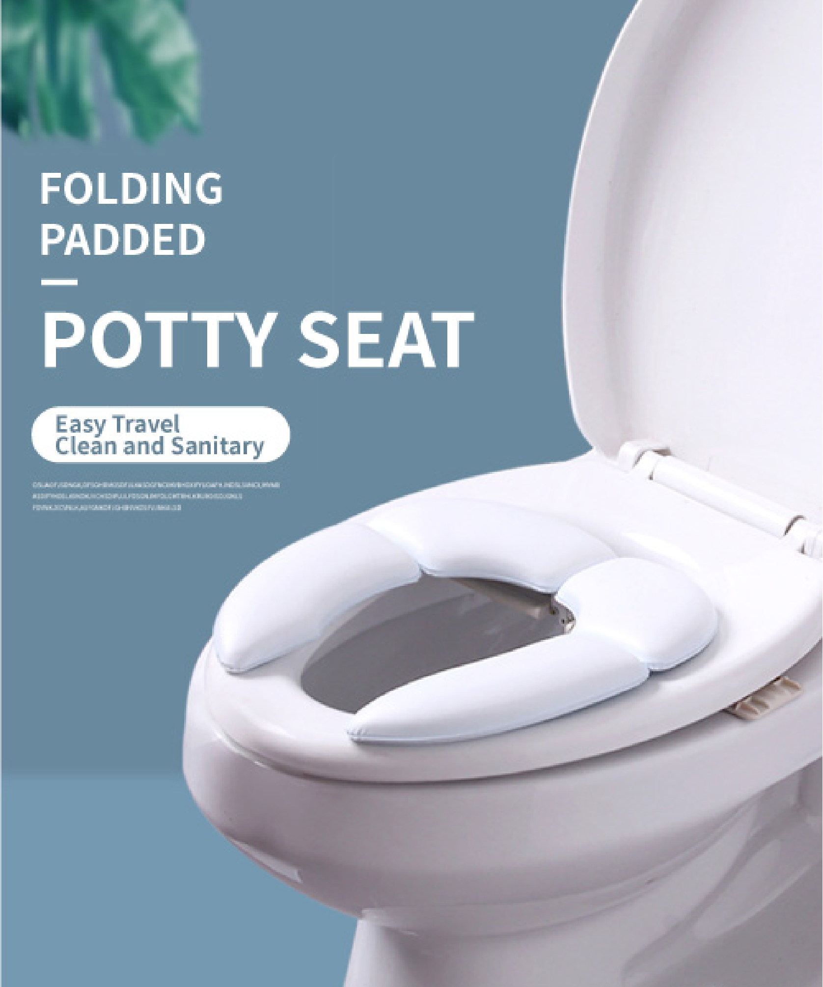 Folding Padded Potty Seat