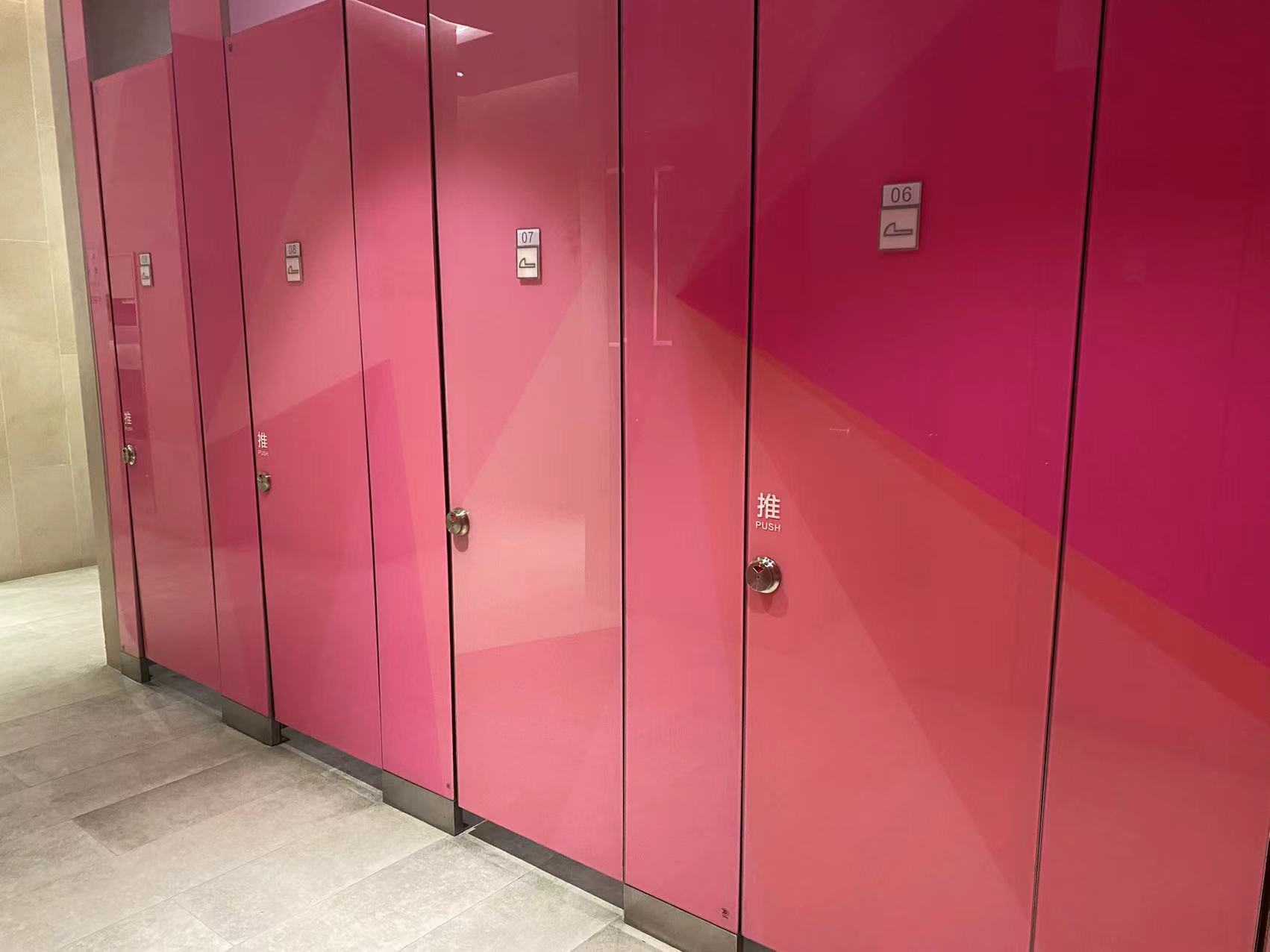 高端定制女士卫生间隔断