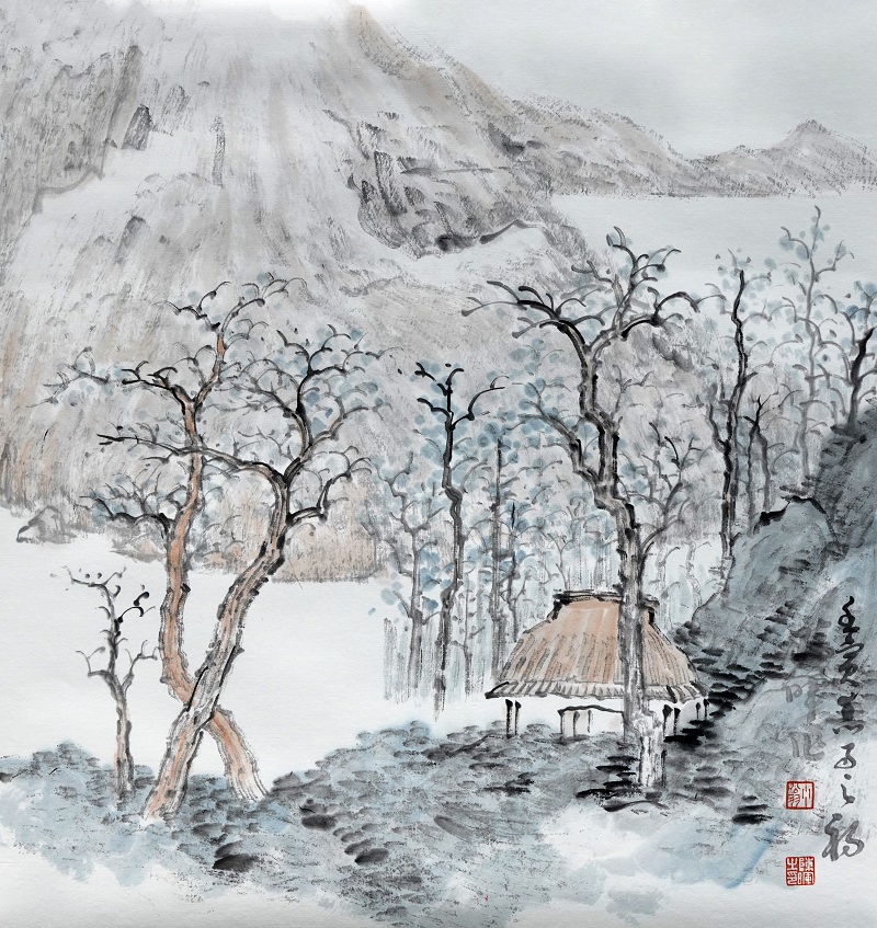 漁溪草堂 48x45