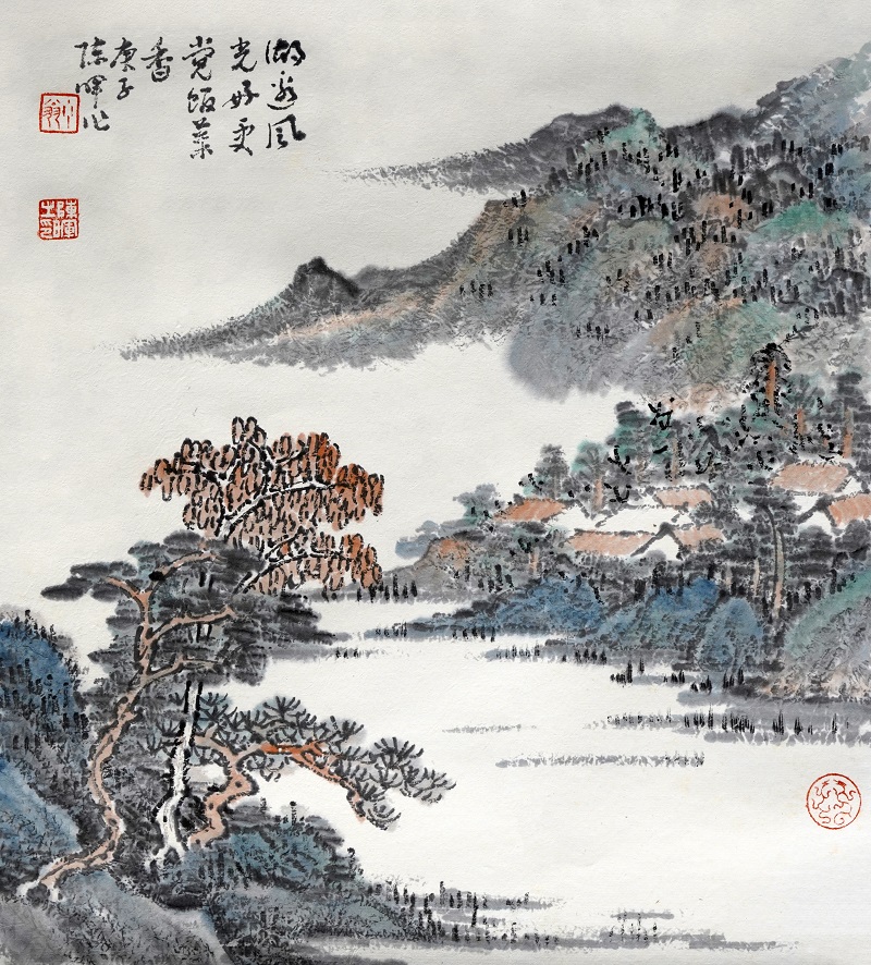 湖邊風(fēng)光好 48x45