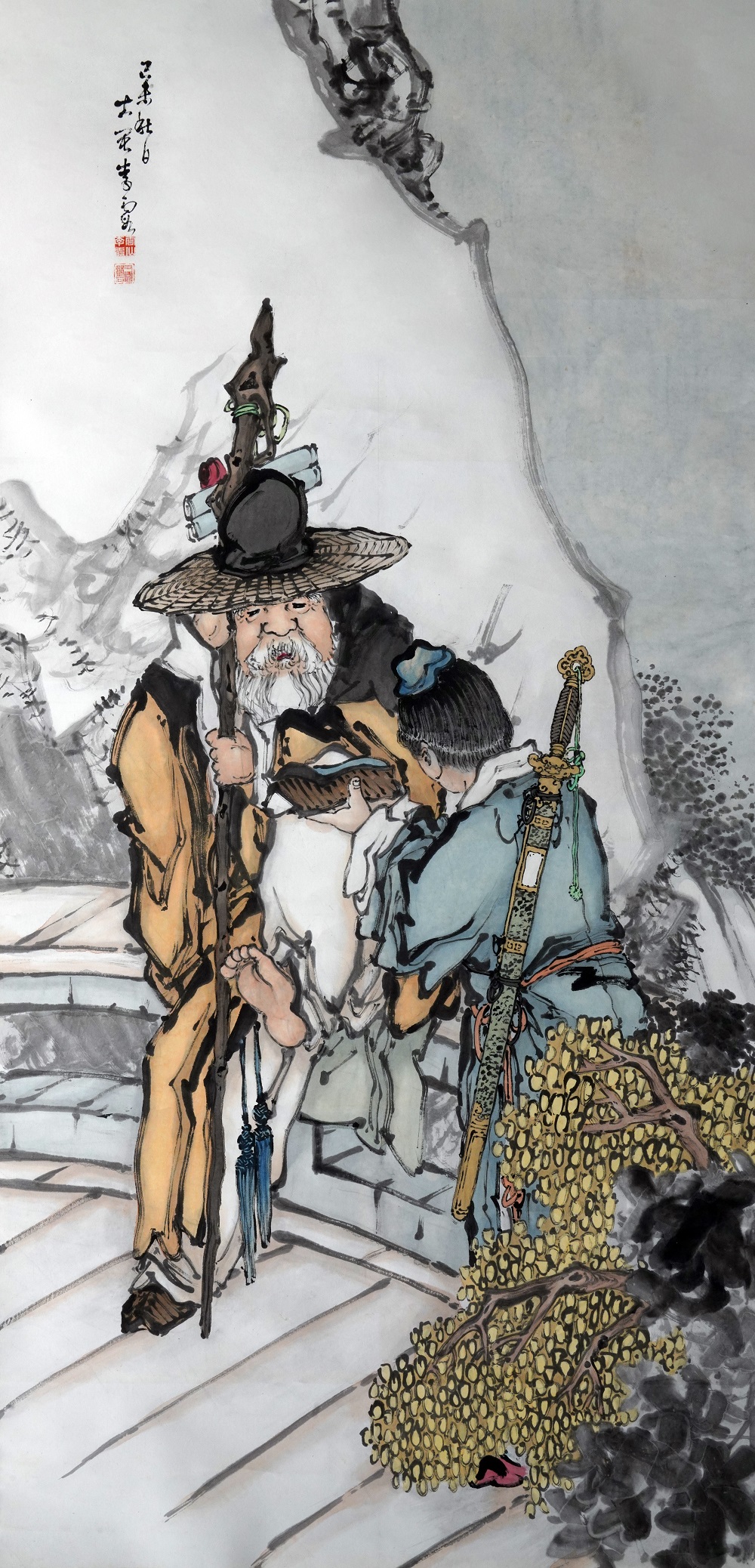 001 李霞 圮桥传书  194x95