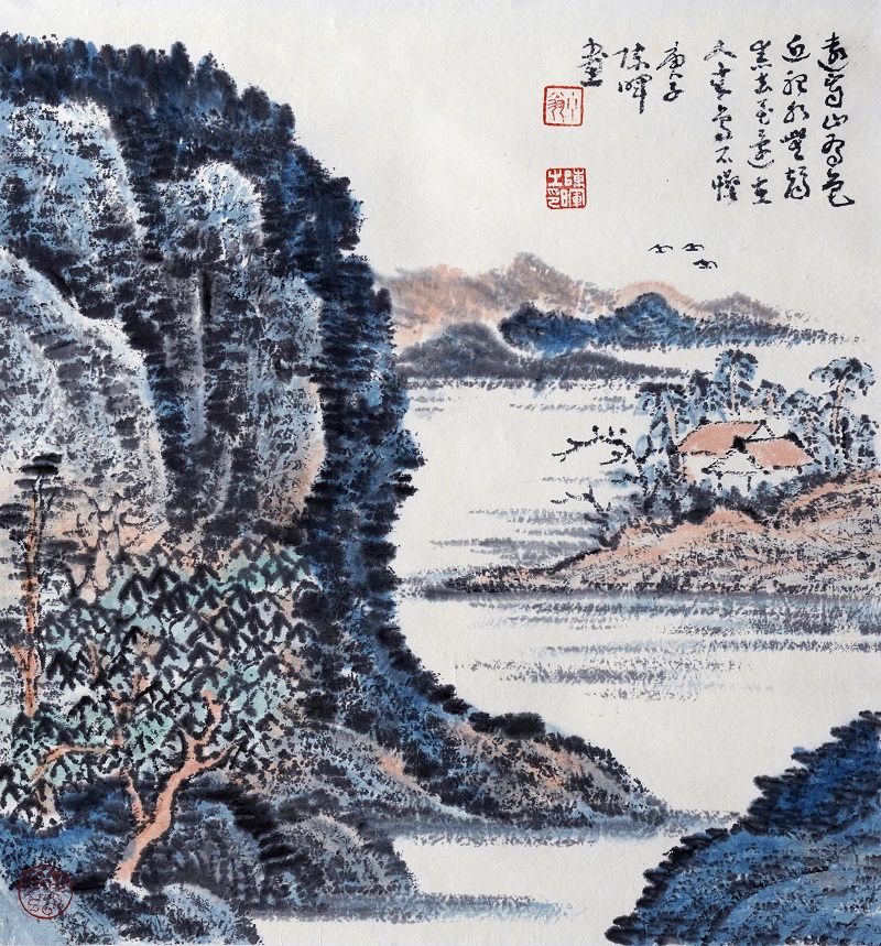 遠看山有色 40x48