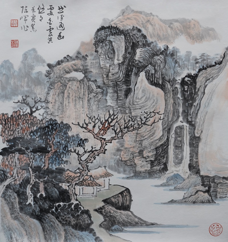 曲徑通幽處 48x45