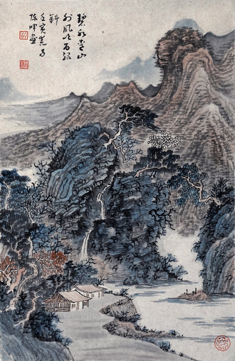 碧水青山外 40x62