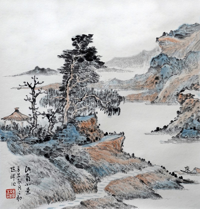 江南小景 48x45