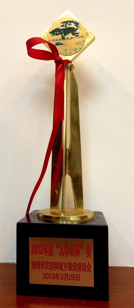2012年度“九華山杯”獎