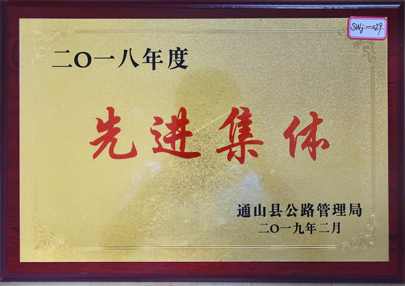 二零一八年度 先进集体