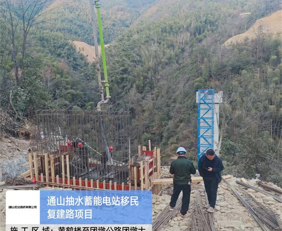 通山抽水蓄能电站移民 复建路项目