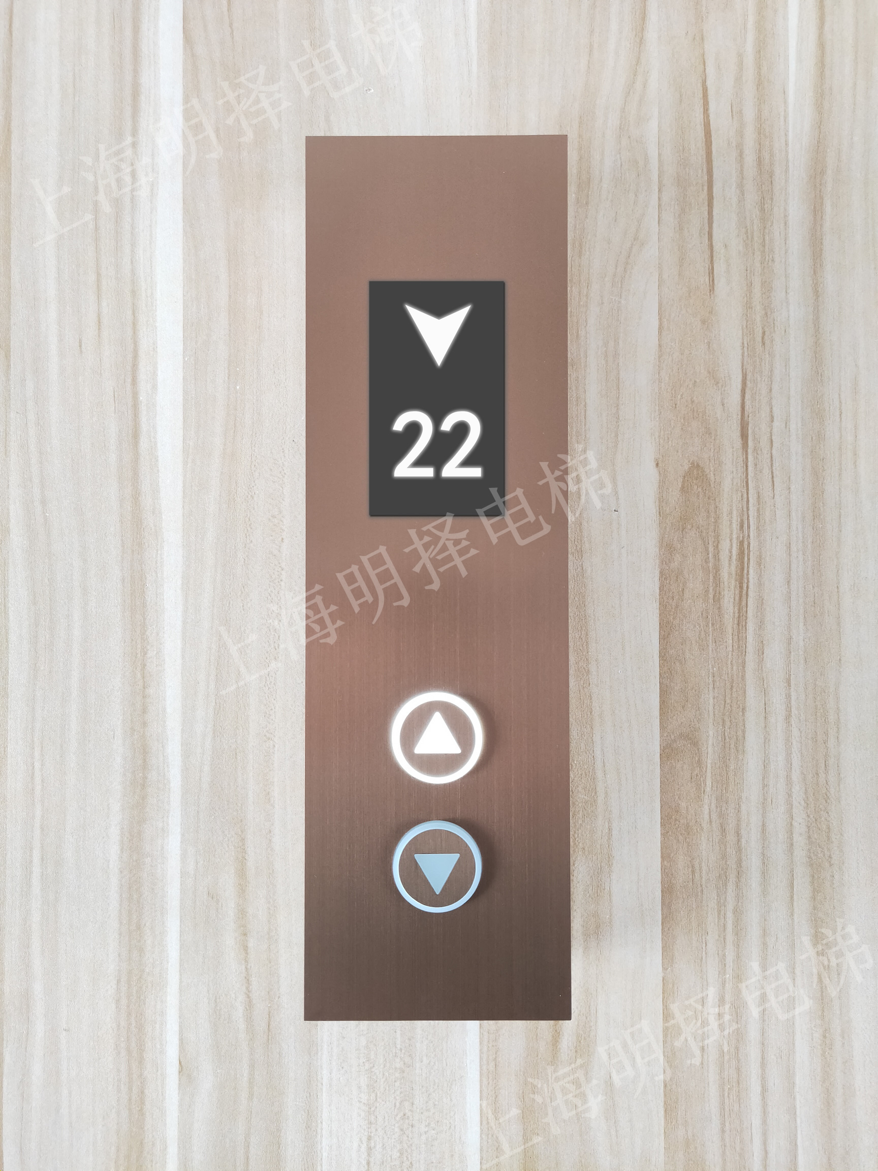 定制电梯呼梯盒|外呼层显面板|召唤盒彩色液晶MZH-280