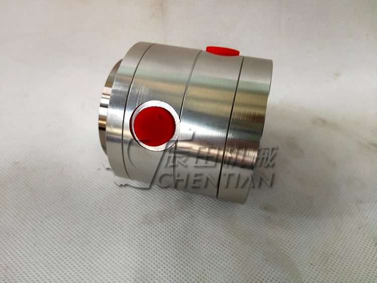 不锈钢两通路旋转接头