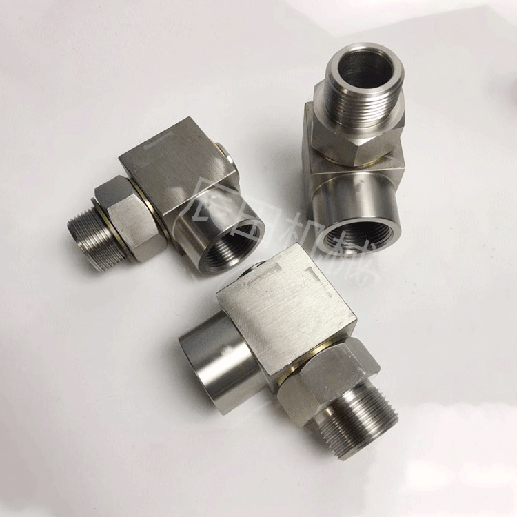 液压直角不锈钢自动360度高压旋转接头