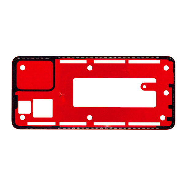Battery cover adhesive