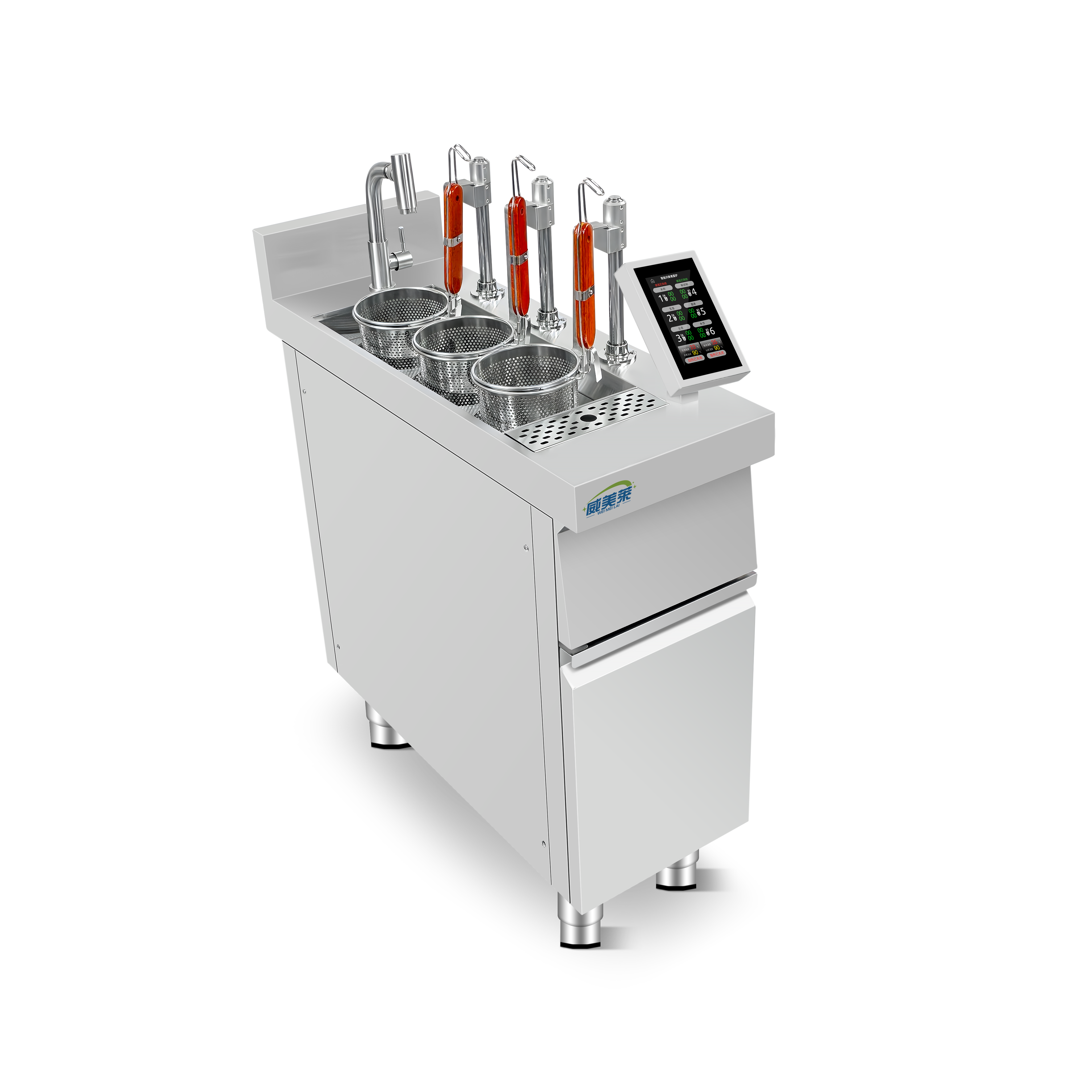 三头升降煮面炉云控款