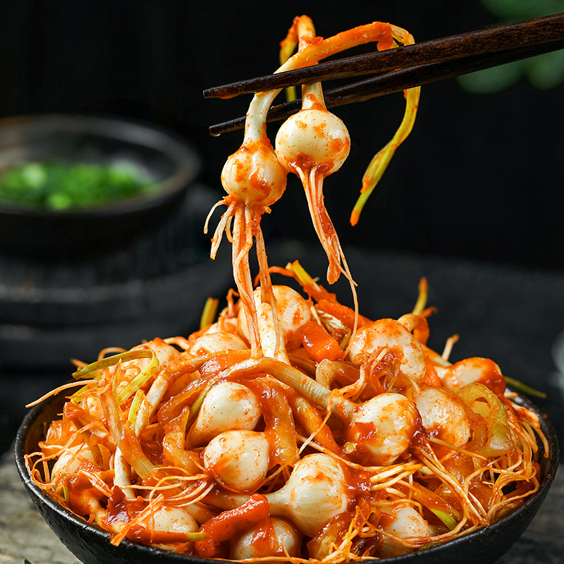崔奶奶小根蒜延边特产泡菜下饭菜野蒜葱野生小头咸菜泡菜400g东北